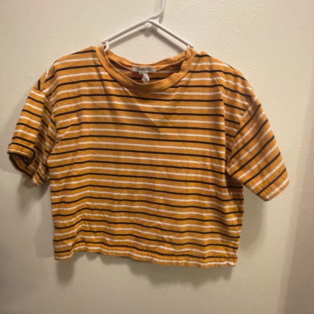 Striped Crop Top